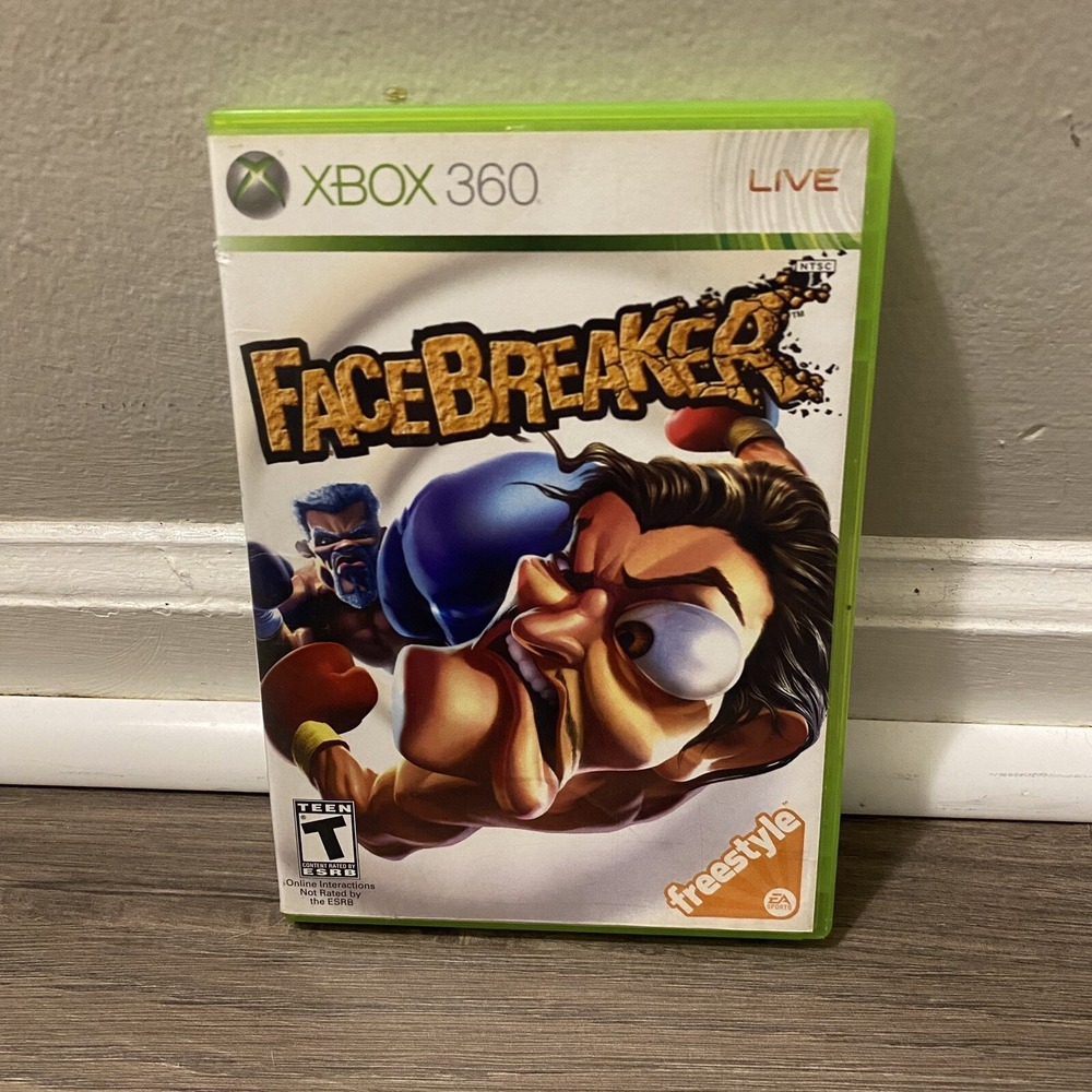 Microsoft Xbox 360 FaceBreaker Video Game Boxing Fighting Fighter No Manual 2008